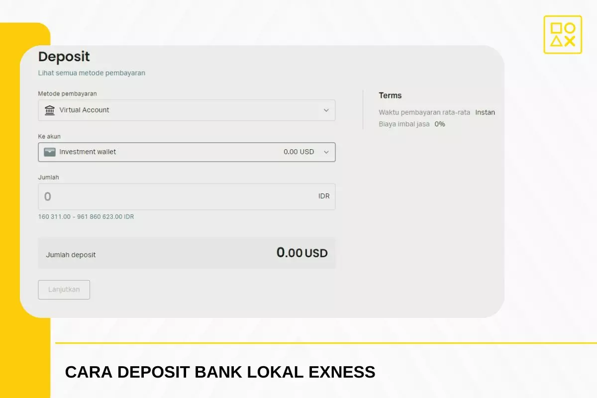 Cara Deposit Exness